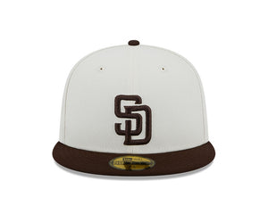 59Fifty San Diego Padres Retro 1998 World Series 2-tone White/Brown - Gray  UV