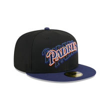 Load image into Gallery viewer, 59Fifty San Diego Padres New Era Shadow Stitch Fitted Hat - Gray UV
