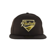 Load image into Gallery viewer, 59Fifty San Diego Padres Brown 2023 MLB Clubhouse Fitted Hat - Gray UV
