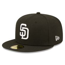 Load image into Gallery viewer, Men&#39;s New Era 59Fifty San Diego Padres 2016 ASG Black/White Fitted - Gray UV
