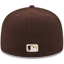 Load image into Gallery viewer, 59Fifty San Diego Padres Brown 2025 59FIFTY Day Fitted Hat - Gold UV
