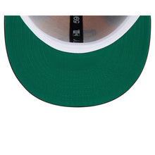Load image into Gallery viewer, 59Fifty San Diego Padres Brown 2025 Hall of Fame Fitted Hat - Green UV
