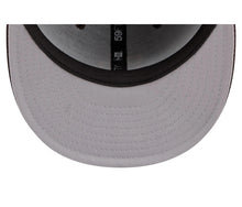 Load image into Gallery viewer, 59Fifty New Era San Diego Padres Wordmark Script Brown - Grey UV
