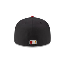 Load image into Gallery viewer, 59Fifty New Era San Diego Padres MLB City Element Dominican Republic White/Graphite Fitted Hat - Dark Yellow UV
