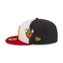 Load image into Gallery viewer, 59Fifty New Era San Diego Padres MLB City Element Dominican Republic White/Graphite Fitted Hat - Dark Yellow UV
