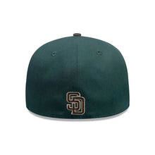 Load image into Gallery viewer, 59Fifty New Era San Diego Padres MLB City Element Guatemala Green/Brown Fitted Hat - Tan UV
