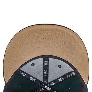 59Fifty New Era San Diego Padres MLB City Element Guatemala Green/Brown Fitted Hat - Tan UV