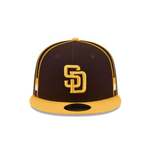 Load image into Gallery viewer, 9Fifty New Era Snapback San Diego Padres Soutache Brown/Yellow - Green UV
