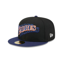 Load image into Gallery viewer, 59Fifty San Diego Padres New Era Shadow Stitch Fitted Hat - Gray UV
