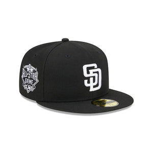 Men's New Era 59Fifty San Diego Padres 2016 ASG Black/White Fitted - Gray UV