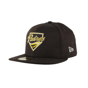 59Fifty San Diego Padres Brown 2023 MLB Clubhouse Fitted Hat - Gray UV
