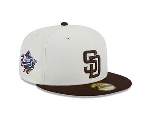 59Fifty San Diego Padres Retro 1998 World Series 2-tone White/Brown - Gray  UV