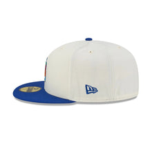 Load image into Gallery viewer, 59Fifty New Era San Diego Padres MLB City Element El Salvador White/Blue Fitted Hat - Green UV
