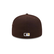 Load image into Gallery viewer, 59Fifty New Era San Diego Padres Side Script OTC Brown - Grey UV
