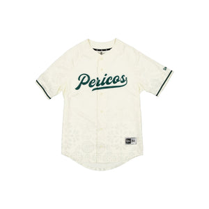 2025 New Era Liga Mexicana LMB 100th Anniversary Pericos de Puebla Authentic Home Jersey - Cream