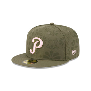 59Fifty LMB x NEWERAMX Pericos De Puebla Olive - Gray UV