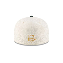 Load image into Gallery viewer, 59Fifty LMB Pericos de Puebla Game Cap Home AOP 2T Chrome/Dark Green - Black UV
