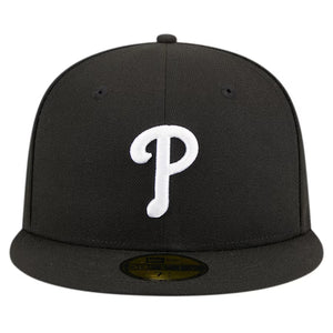 Men's New Era 59Fifty Philadelphia Phillies 1980 World Series Black/White Fitted - Gray UV