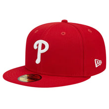Load image into Gallery viewer, Men&#39;s New Era 59Fifty Philadelphia Phillies 1980 World Series Scarlet/White Fitted - Gray UV
