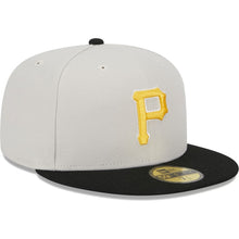 Load image into Gallery viewer, 59Fifty Pittsburgh Pirates World Class Stone/Black - Grey UV
