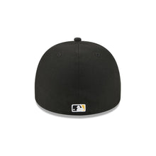Load image into Gallery viewer, 59Fifty A-Frame Pittsburgh Pirates Black Barbed Wire Pre Curved Fitted Hat - Gray UV
