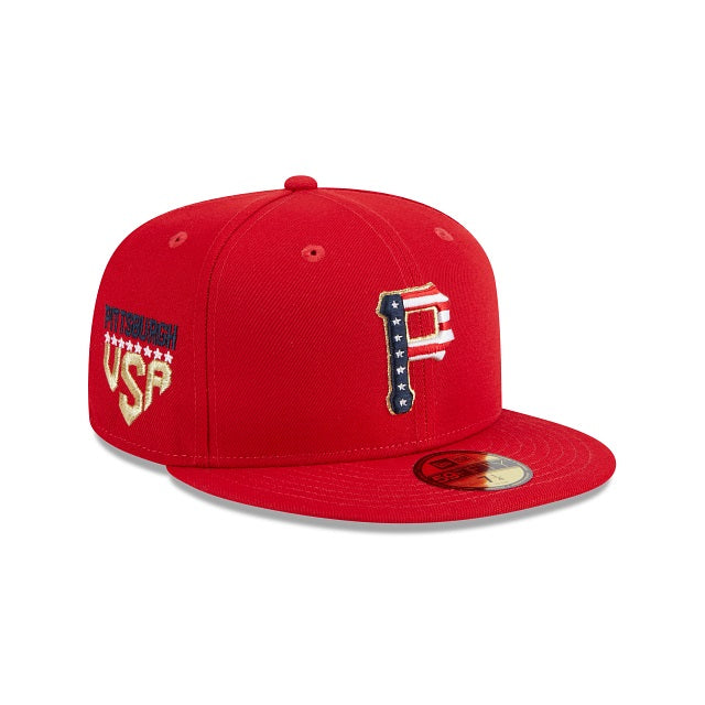 59Fifty Pittsburgh Pirates 4th of July Onfield x New Era Red - Black UV