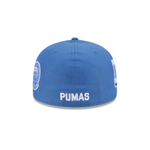 Load image into Gallery viewer, 59Fifty New Era Liga MX Club de Futbol Pumas UNAM Indigo - Gray UV
