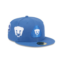 Load image into Gallery viewer, 59Fifty New Era Liga MX Club de Futbol Pumas UNAM Indigo - Gray UV
