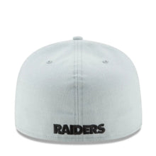 Load image into Gallery viewer, 59Fifty Las Vegas Raiders League Basic Snow Grey - Grey UV
