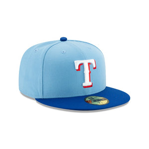 Texas Rangers Authentic Collection 59Fifty Fitted On-Field - Black UV