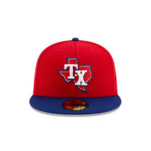 Load image into Gallery viewer, Texas Rangers 2020 Alternate Authentic Collection 59Fifty Fitted On-Field - Black UV
