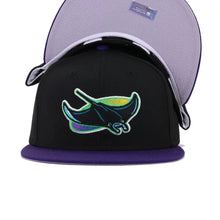 Load image into Gallery viewer, [Retro Authentic Collection] 59Fifty On-Field Tampa Bay Rays ALT2 1999-2000 Black/Purple - Grey UV
