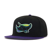 Load image into Gallery viewer, [Retro Authentic Collection] 59Fifty On-Field Tampa Bay Rays ALT2 1999-2000 Black/Purple - Grey UV
