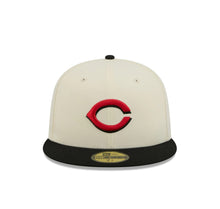 Load image into Gallery viewer, 59Fifty New Era MLB Basic Cincinnati Reds Chrome/Black- Gray UV
