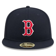 Load image into Gallery viewer, 59Fifty Boston Red Sox Navy 2025 Hall of Fame Fitted Hat - Green UV
