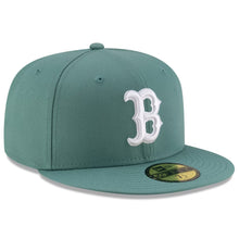 Load image into Gallery viewer, 59Fifty Boston Red Sox Green 2025 City Connect Fitted Hat - Gray UV
