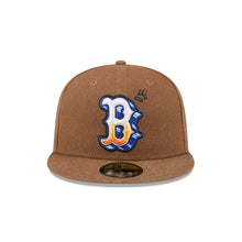 Load image into Gallery viewer, 59Fifty Boston Red Sox New Era Logo Scribble Fitted Hat - Gray UV
