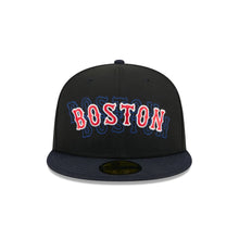 Load image into Gallery viewer, 59Fifty Boston Red Sox New Era Shadow Stitch Fitted Hat - Gray UV
