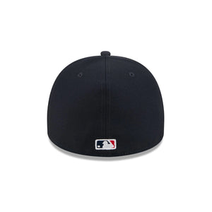 59Fifty A-Frame Boston Red Sox Navy Barbed Wire Pre Curved Fitted Hat - Gray UV