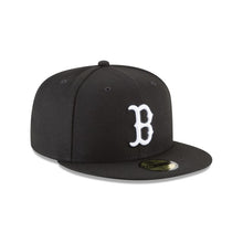 Load image into Gallery viewer, 59Fifty Boston Red Sox MLB Basic Black/White - Gray UV
