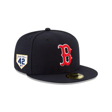 Load image into Gallery viewer, 59Fifty Boston Red Sox Jackie Robinson - Black UV
