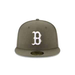 59Fifty Boston Red Sox MLB Basic Olive - Gray UV