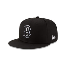 Load image into Gallery viewer, 59Fifty Boston Red Sox MLB Basic Black/White Outline - Gray UV
