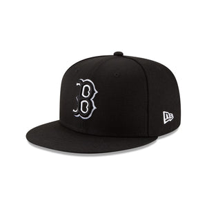 59Fifty Boston Red Sox MLB Basic Black/White Outline - Gray UV