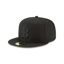 Load image into Gallery viewer, 59Fifty Boston Red Sox MLB Basic Black on Black - Grey UV

