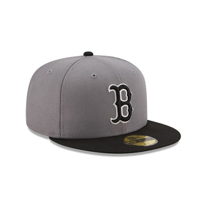 59Fifty Boston Red Sox MLB Basic 2-Tone Grey/Black - Grey UV