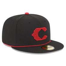 Load image into Gallery viewer, 59Fifty Cincinnati Reds City Connect On-Field - Black UV
