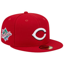 Load image into Gallery viewer, 59Fifty Cincinnati Reds 1990 World Series Patch Red - Gray UV
