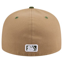 Load image into Gallery viewer, 59Fifty On Field MiLB Theme Night Hudson Valley Renegades Khaki/Olive - Grey UV
