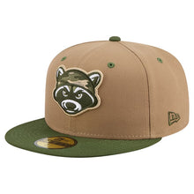 Load image into Gallery viewer, 59Fifty On Field MiLB Theme Night Hudson Valley Renegades Khaki/Olive - Grey UV
